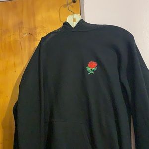 Black &rose hoodie